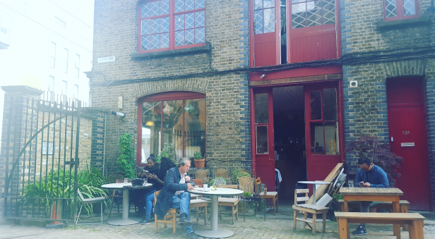 Electric Elephant courtyard