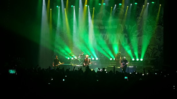 The Offspring performing